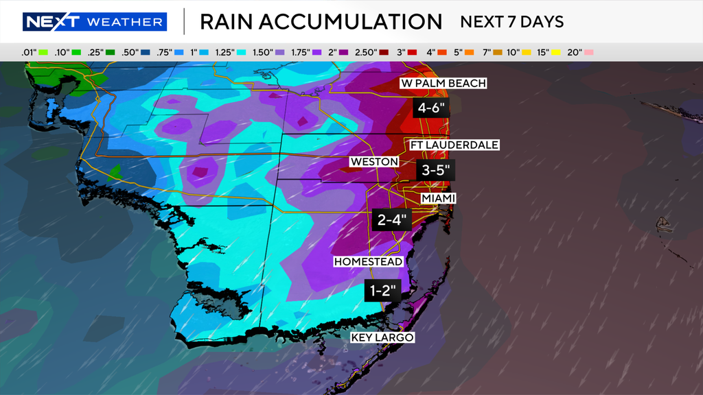 South Florida stays mostly dry Friday but heavy rain, flooding possible this weekend — CBS Miami, Parkland Sports news