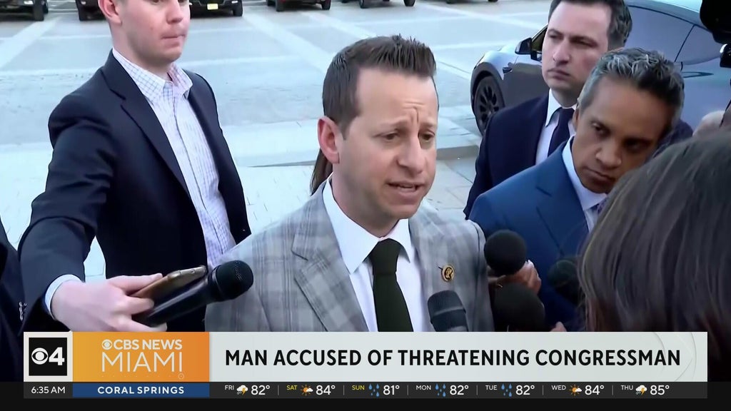 Jared Moskowitz says man arrested after death threat near his home — CBS Miami, Parkland Community news