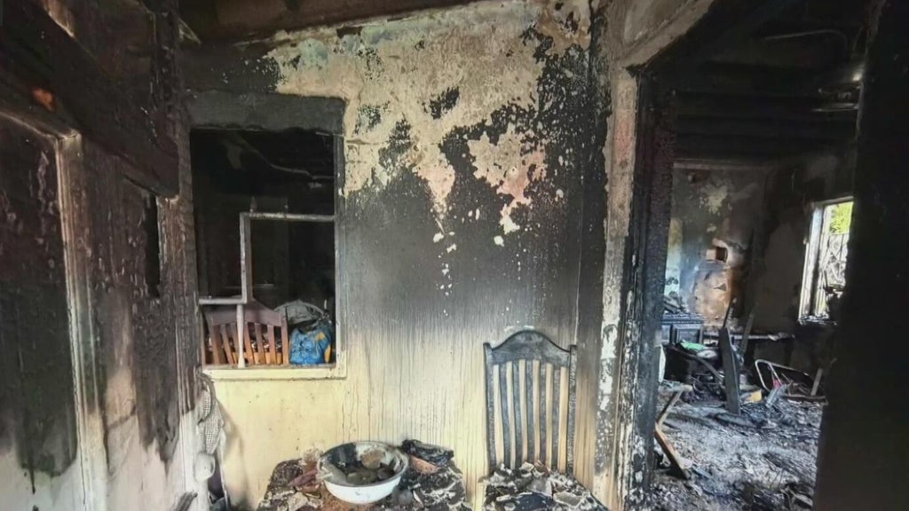 Woman hospitalized after Miami house fire leaves three displaced — CBS Miami, Parkland Health news