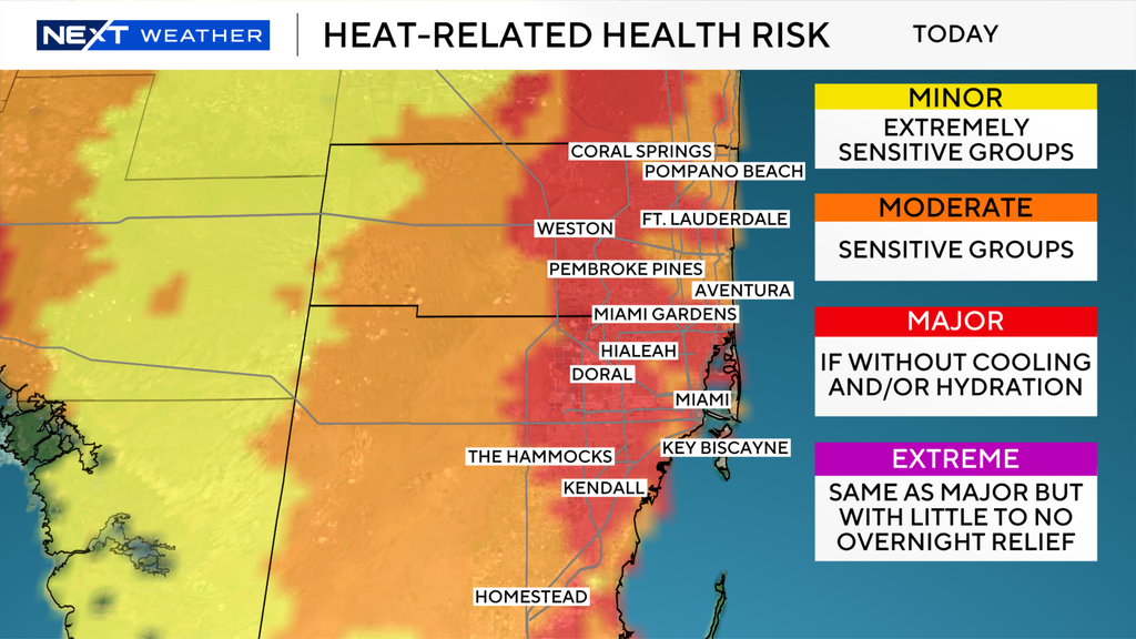 More record-breaking heat possible in South Florida on Friday before rain chances rise this weekend — CBS Miami, Parkland Health news