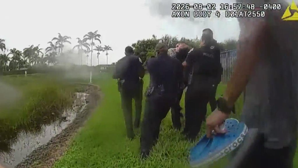 Body cam video shows Homestead police officer credited with saving child with autism from drowning — CBS Miami, Parkland Health news