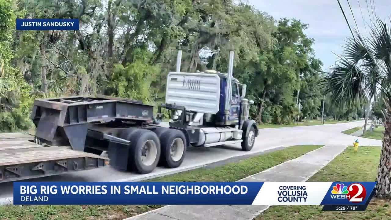 DeLand-area neighbors raise concerns about truck traffic on Marsh Road — WESH 2 Local Orlando, Parkland Real Estate news